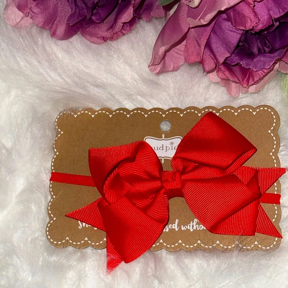 Mud Pie Red Soft Headband‎
